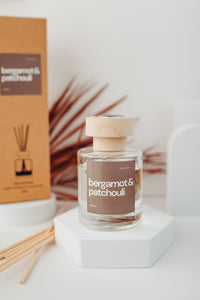 Bergamot Patchouli Bamboo Reed Diffuser