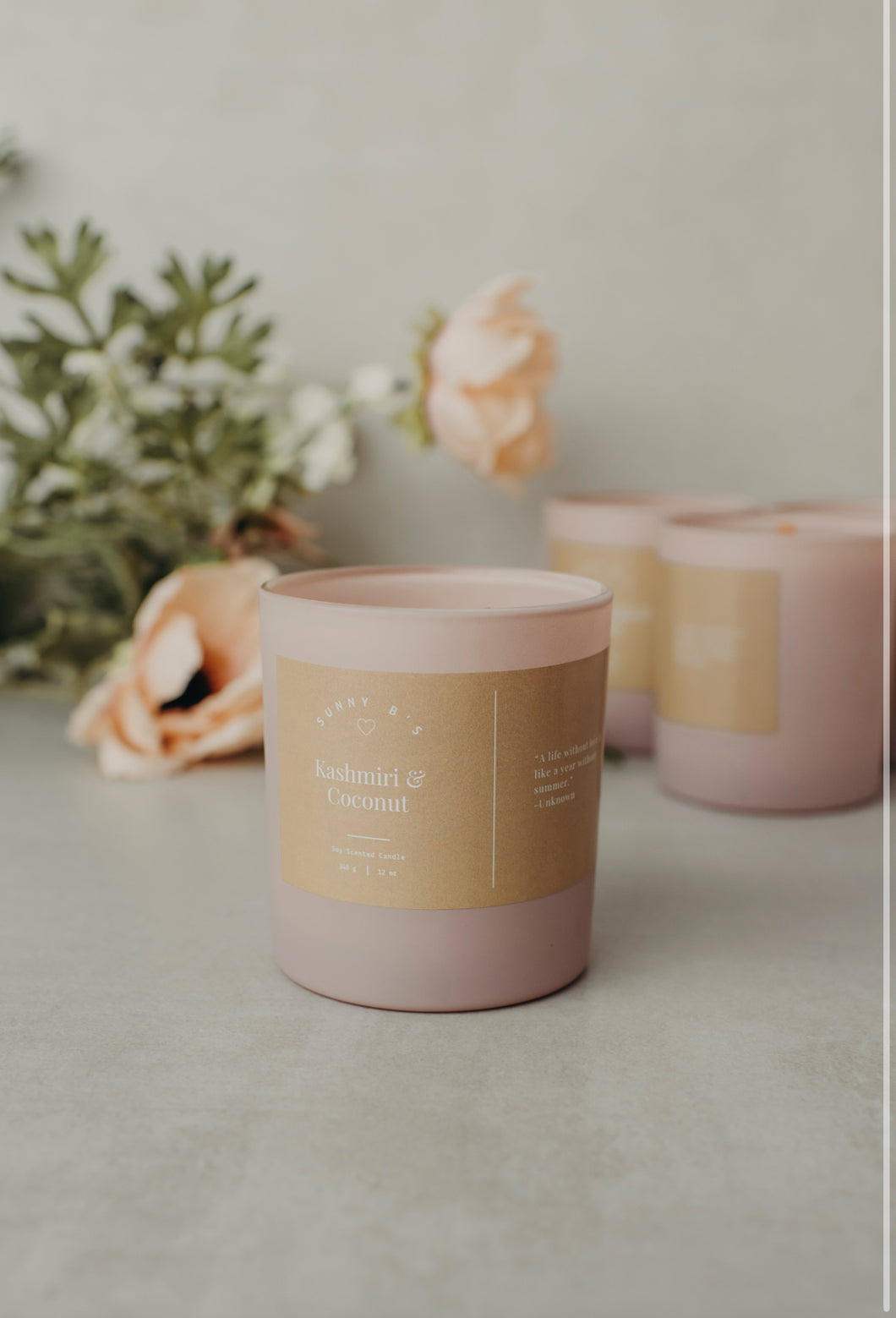 Kashmiri & Coconut 12 oz Soy Candle